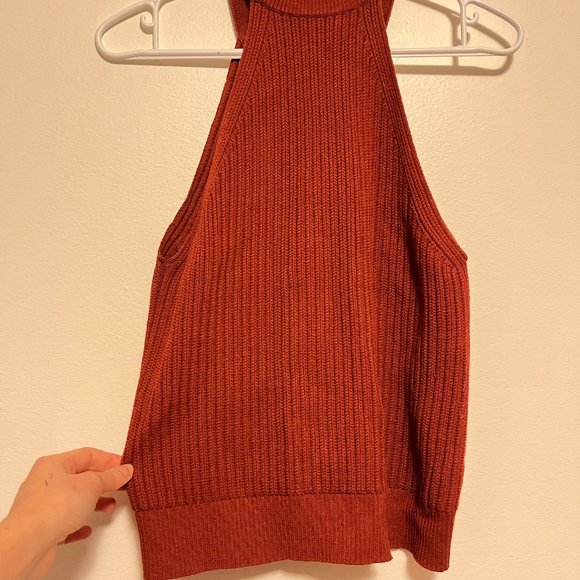 Theory | Rust Knit Tank Top - Picture 3 of 3